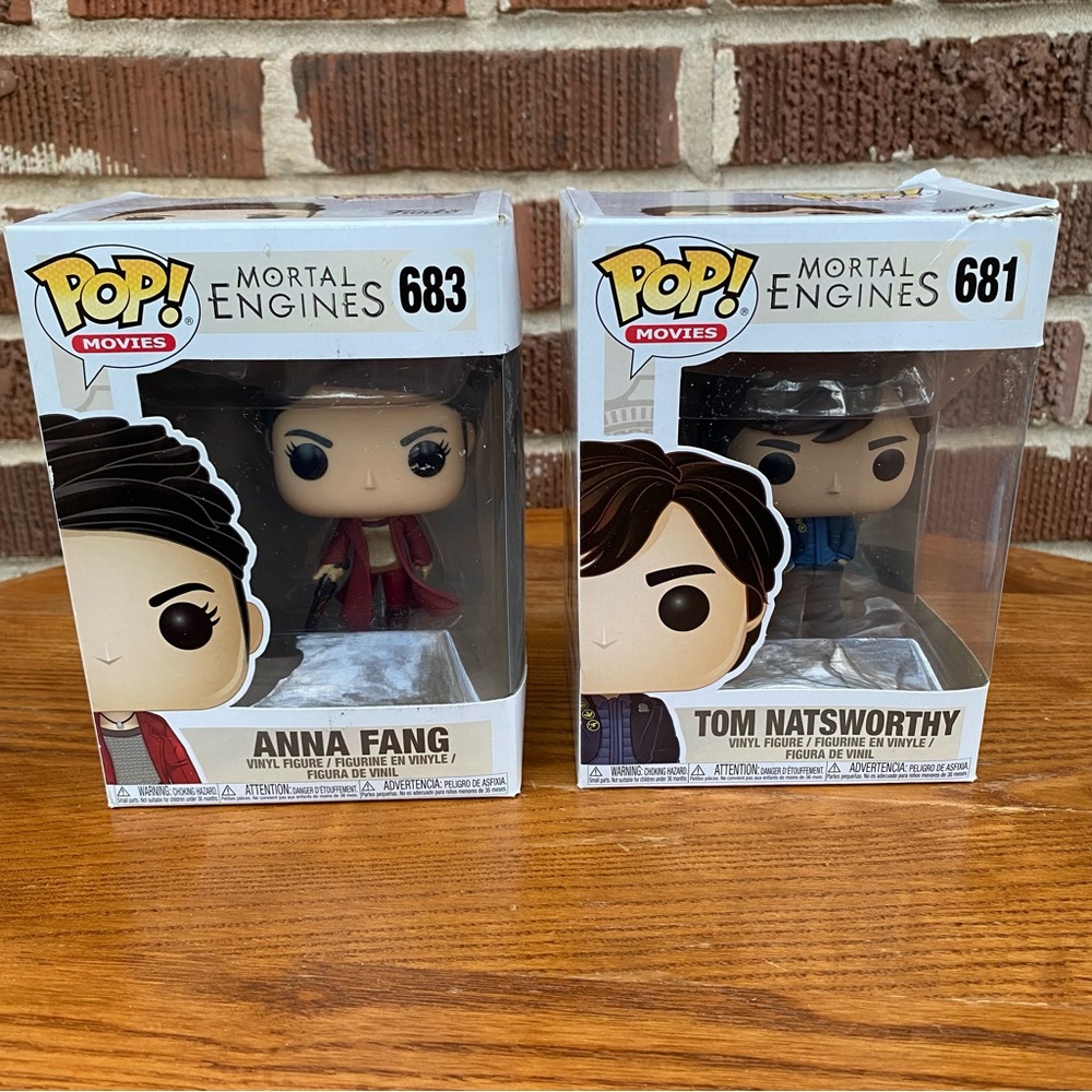Funko POP Mortal Engines BUNDLE Tom Natsworthy & Anna Fang 681/683